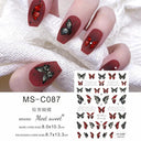 Cherry Blossom 3D Nail Decals Set Luxurious Nail Stickers Cherry Blossom 3D Nail Decals Set Luxurious Nail Stickers