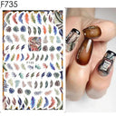 Cherry Blossom 3D Nail Decals Set Luxurious Nail Stickers Cherry Blossom 3D Nail Decals Set Luxurious Nail Stickers