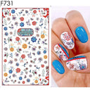 Cherry Blossom 3D Nail Decals Set Luxurious Nail Stickers Cherry Blossom 3D Nail Decals Set Luxurious Nail Stickers