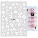 Cherry Blossom 3D Nail Decals Set Luxurious Nail Stickers Cherry Blossom 3D Nail Decals Set Luxurious Nail Stickers