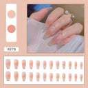Chic Holiday Pink French Press-On Nails Set 24 Designs Chic Holiday Pink French Press-On Nails Set 24 Designs