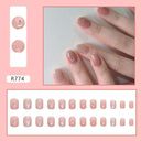 Chic Holiday Pink French Press-On Nails Set 24 Designs Chic Holiday Pink French Press-On Nails Set 24 Designs