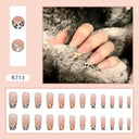 Chic Holiday Pink French Press-On Nails Set 24 Designs Chic Holiday Pink French Press-On Nails Set 24 Designs