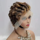 Chic Pixie Curly Lace Frontal Wig for Effortless Upgrade Chic Pixie Curly Lace Frontal Wig for Effortless Upgrade