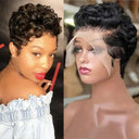 Chic Pixie Curly Lace Frontal Wig for Effortless Upgrade Chic Pixie Curly Lace Frontal Wig for Effortless Upgrade