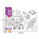Children's DIY Coloring Paper Roll Creative Drawing Fun Toy Children's DIY Coloring Paper Roll Creative Drawing Fun Toy