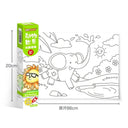 Children's DIY Coloring Paper Roll Creative Drawing Fun Toy Children's DIY Coloring Paper Roll Creative Drawing Fun Toy