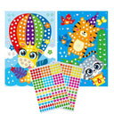 Children's Dot Coloring Book Interactive Cartoon Animal Mosaic Kit Children's Dot Coloring Book Interactive Cartoon Animal Mosaic Kit