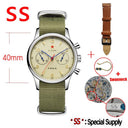 China Pilot Aviation Mechanical Chronograph Watch Vintage Men's Timepiece China Pilot Aviation Mechanical Chronograph Watch Vintage Men's Timepiece