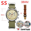 China Pilot Aviation Mechanical Chronograph Watch Vintage Men's Timepiece China Pilot Aviation Mechanical Chronograph Watch Vintage Men's Timepiece