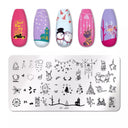 Christmas Snowflake Nail Art Stamping Plates Unique Designs Christmas Snowflake Nail Art Stamping Plates Unique Designs