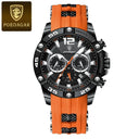 POEDAGAR Chronograph Military Quartz Watch For Men POEDAGAR Chronograph Military Quartz Watch For Men