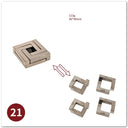 Classic Metal Brain Teaser Puzzles Game Fun Gift for All Classic Metal Brain Teaser Puzzles Game Fun Gift for All