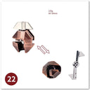 Classic Metal Brain Teaser Puzzles Game Fun Gift for All Classic Metal Brain Teaser Puzzles Game Fun Gift for All