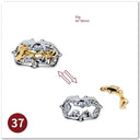 Classic Metal Brain Teaser Puzzles Game Fun Gift for All Classic Metal Brain Teaser Puzzles Game Fun Gift for All