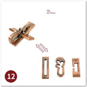 Classic Metal Brain Teaser Puzzles Game Fun Gift for All Classic Metal Brain Teaser Puzzles Game Fun Gift for All