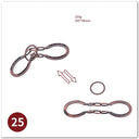 Classic Metal Brain Teaser Puzzles Game Fun Gift for All Classic Metal Brain Teaser Puzzles Game Fun Gift for All