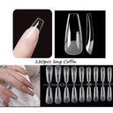 Clear Ballerina Long Press-On Nails: Professional-Grade Elegance Clear Ballerina Long Press-On Nails: Professional-Grade Elegance