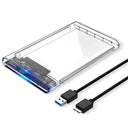 Clear External HDD Enclosure for Lightning-Speed Transfers Clear External HDD Enclosure for Lightning-Speed Transfers