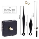 Clock Repair Parts DIY Silent Quartz Movement Kit Pro Bundle Clock Repair Parts DIY Silent Quartz Movement Kit Pro Bundle