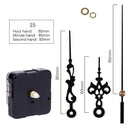 Clock Mechanism Repair Parts DIY Silent Quartz Movement Set Clock Mechanism Repair Parts DIY Silent Quartz Movement Set