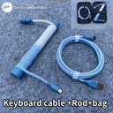 Coiled USB C Keyboard Cable Premium Wired Solution for Gaming Coiled USB C Keyboard Cable Premium Wired Solution for Gaming