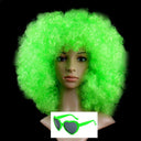 Colorful Afro Wig for Clowns & Parties Fun Hair Accessory Colorful Afro Wig for Clowns & Parties Fun Hair Accessory