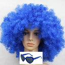 Colorful Afro Wig for Clowns & Parties Fun Hair Accessory Colorful Afro Wig for Clowns & Parties Fun Hair Accessory
