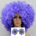 Colorful Afro Wig for Clowns & Parties Fun Hair Accessory Colorful Afro Wig for Clowns & Parties Fun Hair Accessory
