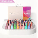Colorful Gel Nail Polish Kit: HEMA-Free Vibrant Formula Colorful Gel Nail Polish Kit: HEMA-Free Vibrant Formula