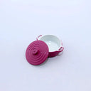Colorful Miniature Metal Soup Pot for Dollhouse Kitchen Colorful Miniature Metal Soup Pot for Dollhouse Kitchen