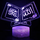 Colorful Remote Controlled 3D Acrylic LED Nightlight Kids Colorful Remote Controlled 3D Acrylic LED Nightlight Kids