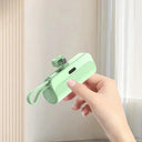 Compact 10000 mAh Fast Charging Power Bank Built In Cable Compact 10000 mAh Fast Charging Power Bank Built In Cable