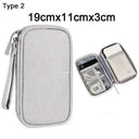 Compact Travel Electronics Organizer Bag Oxford Cloth Compact Travel Electronics Organizer Bag Oxford Cloth