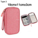 Compact Travel Electronics Organizer Bag Oxford Cloth Compact Travel Electronics Organizer Bag Oxford Cloth