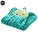 Coral Velvet Hand Towel Soft Absorbent Microfiber Cloth Coral Velvet Hand Towel Soft Absorbent Microfiber Cloth