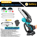 Cordless Mini Chainsaw 6-Inch with 2.0Ah Battery Easy Use Cordless Mini Chainsaw 6-Inch with 2.0Ah Battery Easy Use