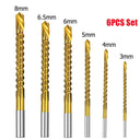 Titanium Step Drill Bit Set Portable Core Hole Opener Titanium Step Drill Bit Set Portable Core Hole Opener