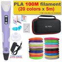 Creative 3D Printing Pen Kit with Quality PLA Filament Creative 3D Printing Pen Kit with Quality PLA Filament