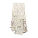 Crochet Knitted Asymmetric Dress Set Fairy Sweet Style 2023 Crochet Knitted Asymmetric Dress Set Fairy Sweet Style 2023