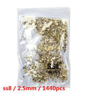 Crystal AB Gold 3D Nail Art Rhinestones High Quality Sparkle Crystal AB Gold 3D Nail Art Rhinestones High Quality Sparkle