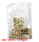 Crystal AB Gold 3D Nail Art Rhinestones High Quality Sparkle Crystal AB Gold 3D Nail Art Rhinestones High Quality Sparkle