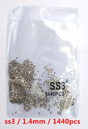 Crystal AB Gold 3D Nail Art Rhinestones High Quality Sparkle Crystal AB Gold 3D Nail Art Rhinestones High Quality Sparkle