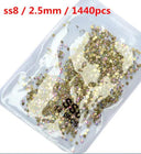 Crystal AB Gold 3D Nail Art Rhinestones High Quality Sparkle Crystal AB Gold 3D Nail Art Rhinestones High Quality Sparkle