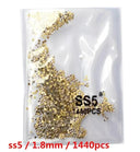 Crystal AB Gold 3D Nail Art Rhinestones High Quality Sparkle Crystal AB Gold 3D Nail Art Rhinestones High Quality Sparkle