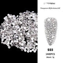 Crystal AB Gold 3D Rhinestone Nail Art Decor Charm Set Crystal AB Gold 3D Rhinestone Nail Art Decor Charm Set