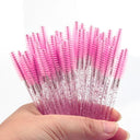 Crystal Eyelash Brush Set: Enhance Beauty Routine Wands Crystal Eyelash Brush Set: Enhance Beauty Routine Wands