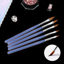 Crystal Nail Art Brush Set: Versatile Double-Ended Design Crystal Nail Art Brush Set: Versatile Double-Ended Design