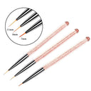 Crystal Nail Art Brush Set Double Ended Design For Precision Crystal Nail Art Brush Set Double Ended Design For Precision