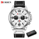Chronograph Military Sport Watch Waterproof Durable Steel Chronograph Military Sport Watch Waterproof Durable Steel